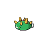 Pyukumuku — mały pikselowy sprite w wariancie shiny