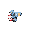 Komala — mały pikselowy sprite w wariancie shiny