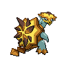 Turtonator — mały pikselowy sprite w wariancie shiny