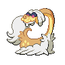 Drampa — mały pikselowy sprite w wariancie shiny