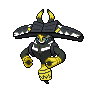 Tapu Bulu — mały pikselowy sprite w wariancie shiny