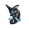 Tapu Fini — mały pikselowy sprite w wariancie shiny