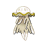Nihilego — mały pikselowy sprite w wariancie shiny