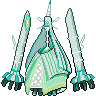 Celesteela — mały pikselowy sprite w wariancie shiny