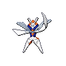 Kartana — mały pikselowy sprite w wariancie shiny