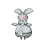Magearna — mały pikselowy sprite w wariancie shiny