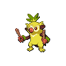 Thwackey — mały pikselowy sprite w wariancie shiny