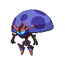 Orbeetle — mały pikselowy sprite w wariancie shiny