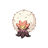 Eldegoss — mały pikselowy sprite w wariancie shiny