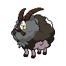 Dubwool — mały pikselowy sprite w wariancie shiny