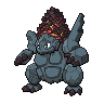 Coalossal — mały pikselowy sprite w wariancie shiny