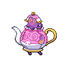 Polteageist — mały pikselowy sprite w wariancie shiny