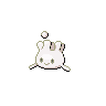 Milcery — mały pikselowy sprite w wariancie shiny