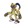 Sneasler — mały pikselowy sprite w wariancie shiny