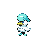 Quaxly — mały pikselowy sprite w wariancie shiny