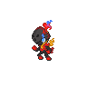 Charcadet — mały pikselowy sprite w wariancie shiny