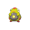 Bellibolt — mały pikselowy sprite w wariancie shiny