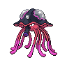 Toedscruel — mały pikselowy sprite w wariancie shiny