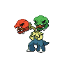 Scovillain — mały pikselowy sprite w wariancie shiny