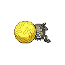 Rellor — mały pikselowy sprite w wariancie shiny