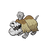Houndstone — mały pikselowy sprite w wariancie shiny