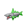 Veluza — mały pikselowy sprite w wariancie shiny