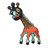 Farigiraf — mały pikselowy sprite w wariancie shiny