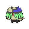Brute Bonnet — mały pikselowy sprite w wariancie shiny