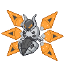 Iron Moth — mały pikselowy sprite w wariancie shiny