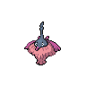 Wormadam (Trash) — mały pikselowy sprite w wariancie shiny