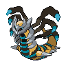 Giratina (forma Pierwotna) — mały pikselowy sprite w wariancie shiny