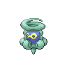 Castform (forma Śnieżna) — mały pikselowy sprite w wariancie shiny
