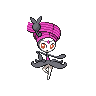 Meloetta (Pirouette) — mały pikselowy sprite w wariancie shiny