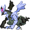 Kyurem (Black) — mały pikselowy sprite w wariancie shiny