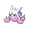 Gengar (Mega) — mały pikselowy sprite w wariancie shiny
