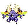 Pinsir (Mega) — mały pikselowy sprite w wariancie shiny
