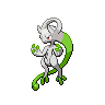 Mewtwo (Mega Y) — mały pikselowy sprite w wariancie shiny