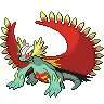 Roaring Moon — mały pikselowy sprite w wariancie shiny