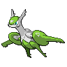 Latias (Mega) — mały pikselowy sprite w wariancie shiny