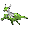 Latios (Mega) — mały pikselowy sprite w wariancie shiny