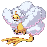 Altaria (Mega) — mały pikselowy sprite w wariancie shiny