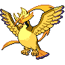 Pidgeot (Mega) — mały pikselowy sprite w wariancie shiny