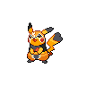 Pikachu (Libre) — mały pikselowy sprite w wariancie shiny