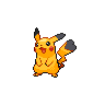 Pikachu (Cosplay) — mały pikselowy sprite w wariancie shiny
