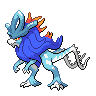 Walking Wake — mały pikselowy sprite w wariancie shiny