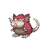 Raticate (Totem z Aloli) — mały pikselowy sprite w wariancie shiny