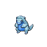 Sandshrew (z Aloli) — mały pikselowy sprite w wariancie shiny