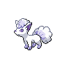 Vulpix (z Aloli) — mały pikselowy sprite w wariancie shiny