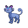 Persian (z Aloli) — mały pikselowy sprite w wariancie shiny