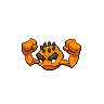 Geodude (z Aloli) — mały pikselowy sprite w wariancie shiny